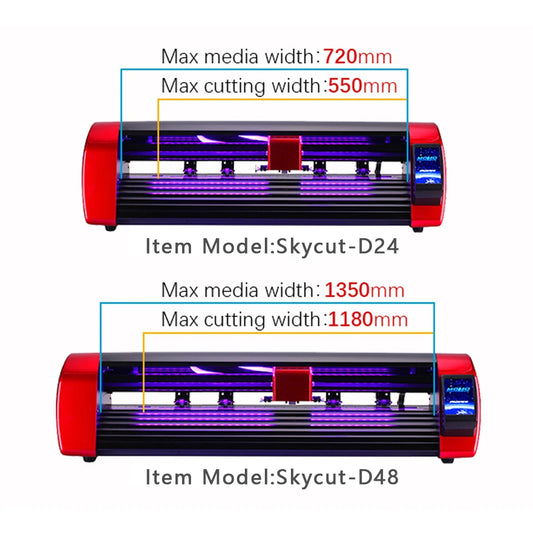 SKYCUT D48 Oem Odm Skycut Dual Heads Cutting Plotter De Corte Vinyl Cutting Machine Sticker Cutter Cutting Plotter With Camera