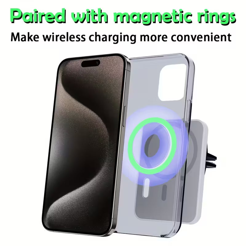 15w fast charging wireless car charger portable usb powered with secure handheld retrieval no battery 36v operating voltage with wireless charging function 3