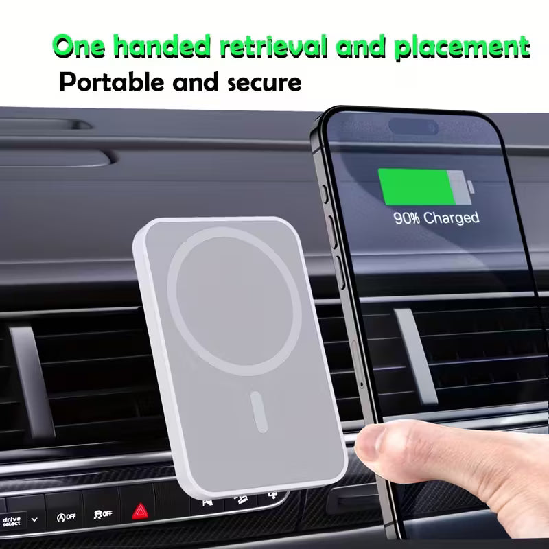 15w fast charging wireless car charger portable usb powered with secure handheld retrieval no battery 36v operating voltage with wireless charging function 2