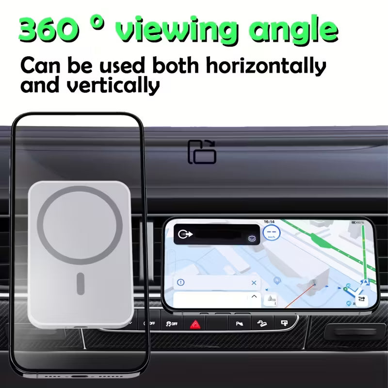 15w fast charging wireless car charger portable usb powered with secure handheld retrieval no battery 36v operating voltage with wireless charging function 4