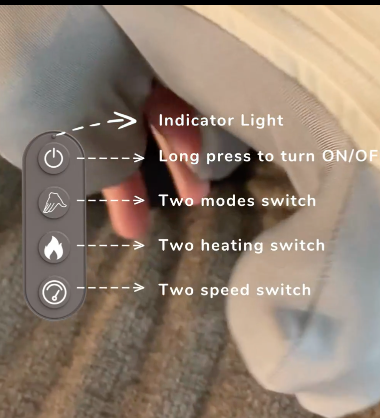 New Upgraded 4D Kneading Technique Hands Free Pro Shiatsu Cervical Massage Belt Neck Shoulder Massager for Pain Relief Deep Tissue