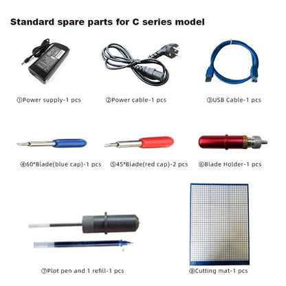 Skycut C16 500mm Desktop Vinyl Cutting Plotter | New Design Sticker & Paper Cutter | 16-Inch Contour Precision Cutting | HTV T-Shirt & Decal Maker | A3 / A4 Sheet Compatible for Craft & Business Production