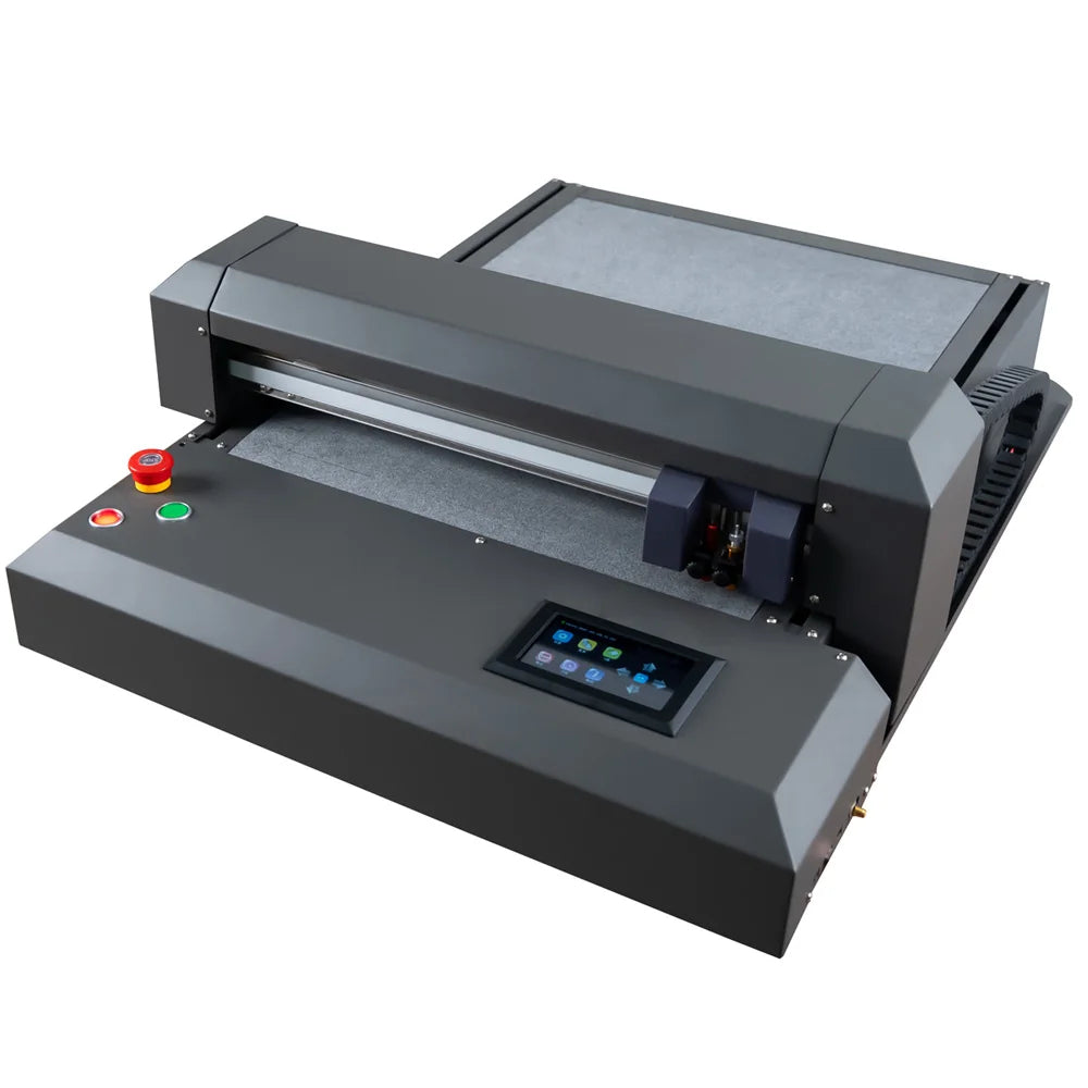 Skycut F3550 Double Head Auto Contour Flatbed Cutting Plotter With Vacuum Adsorbing Built-in Camera for Reflective Film