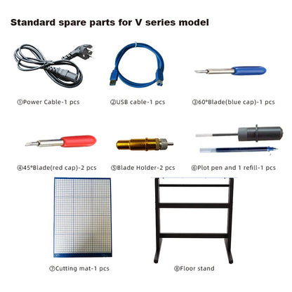 Skycut V48 – 48" High Force 2000g Auto Contour  Large‑Format Vinyl Cutting Plotter