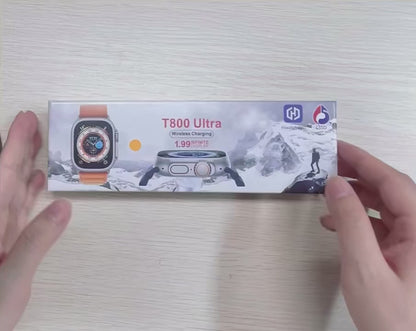 T800 Ultra Smart Watch Men 49mm Series 8 AMOLED Screen NFC Compass Waterproof For Apple Watch IWO Ultra 9 Smartwatch