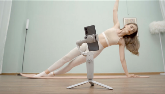 M1 3-Axis Gimbal Stabilizer for Smartphone Foldable Handheld Phone Video Record Vlog with Remote Control for iPhone Android